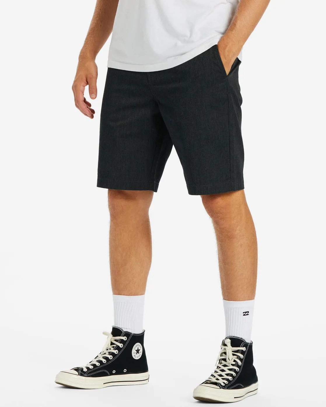 Carter Workwear 21" Shorts - Black Heather sold by Billabong product image thumbnail 2