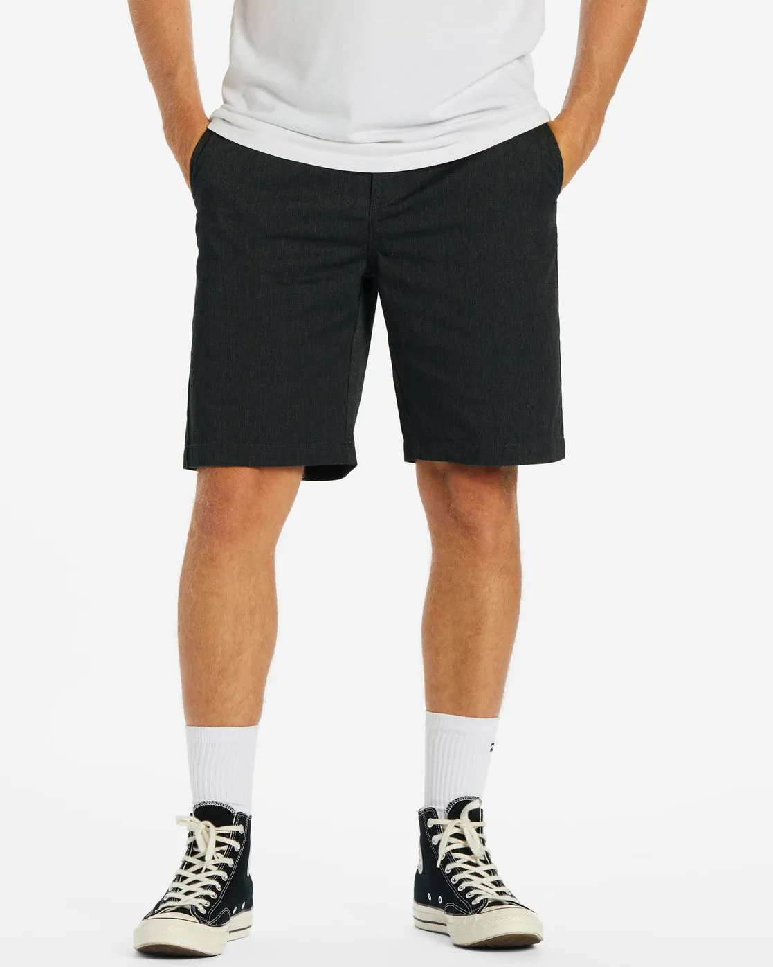 Carter Workwear 21" Shorts - Black Heather sold by Billabong
