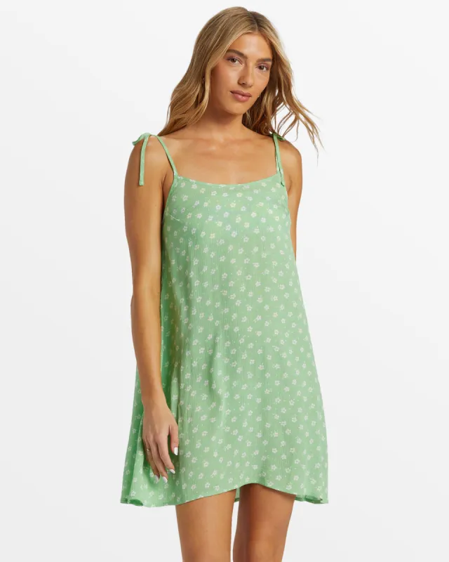 Your Love Mini Slip Dress - Bright Meadow sold by Billabong