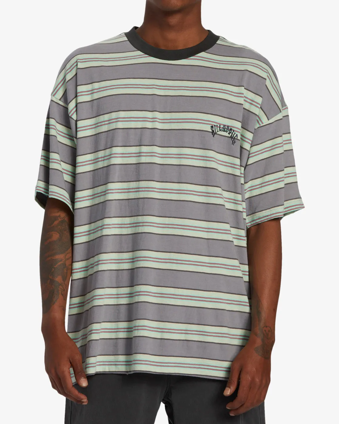 Baxter Crew Knit - Grey Violet sold by Billabong