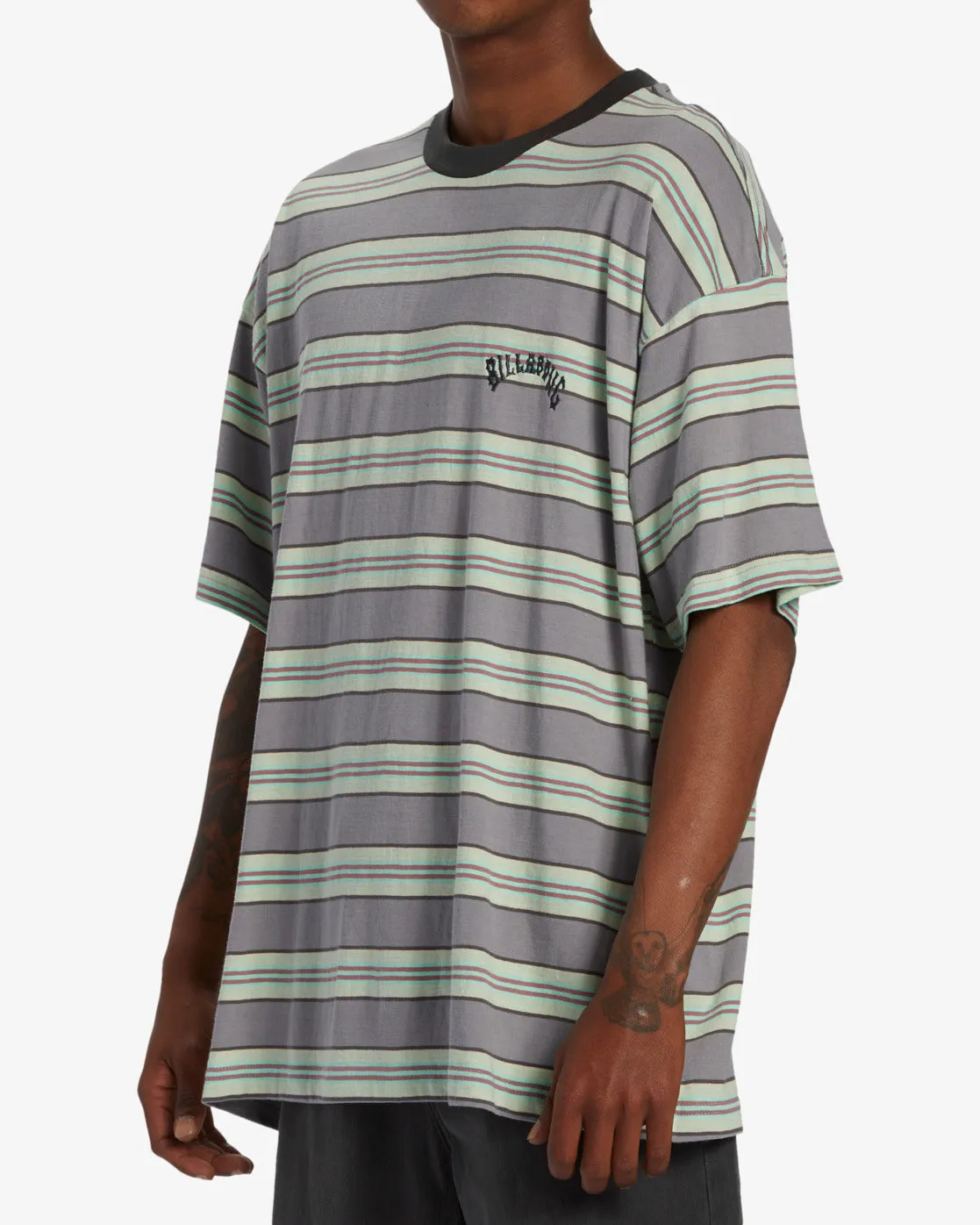 Baxter Crew Knit - Grey Violet sold by Billabong product image thumbnail 4