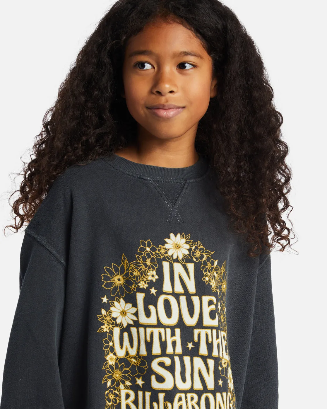 Girls Making Waves Crewneck Sweatshirt - Black Sands sold by Billabong product image thumbnail 4