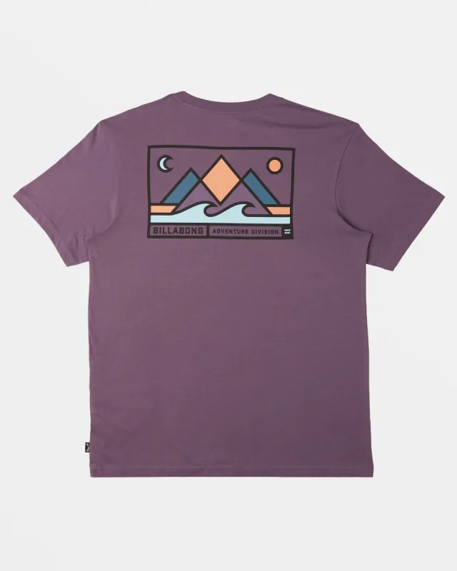 Range T-Shirt - Dusty Grape sold by Billabong