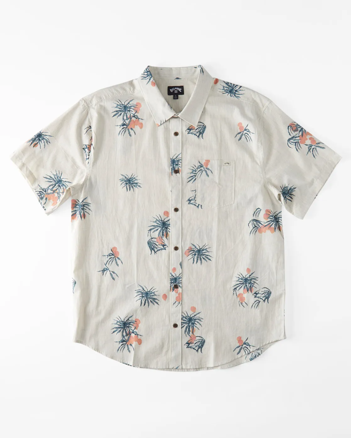 Boys 2-7 Sundays Short Sleeve Shirt - Oyster sold by Billabong