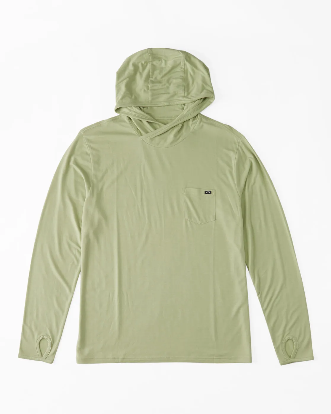 Eclipse Hooded Long Sleeve Surf T-Shirt - Light Sage sold by Billabong product image thumbnail 5
