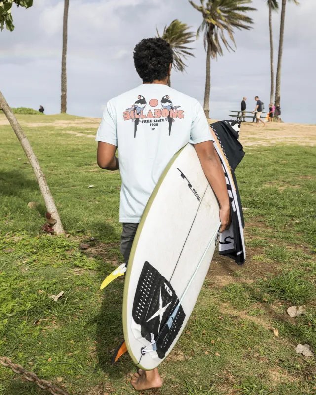 Lounge Short Sleeve T-Shirt - Coastal sold by Billabong