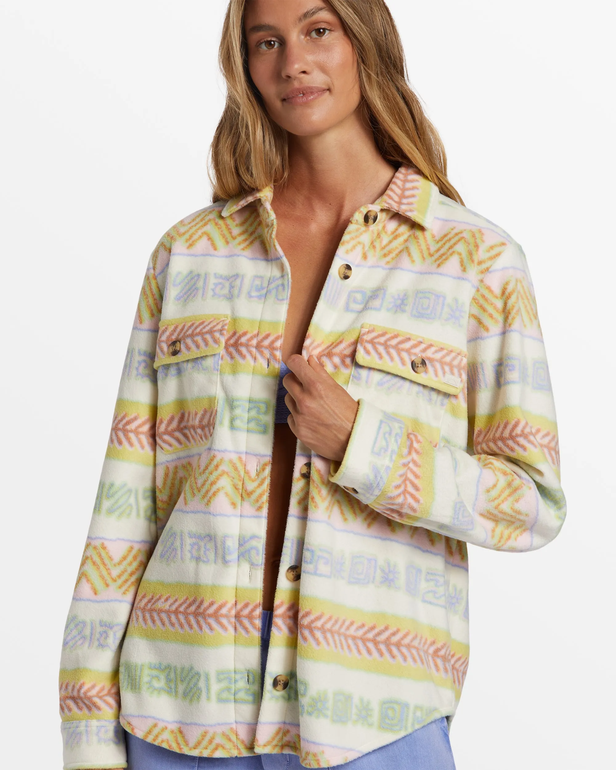 Forge Fleece Flannel Jacket - Multi sold by Billabong product image thumbnail 2