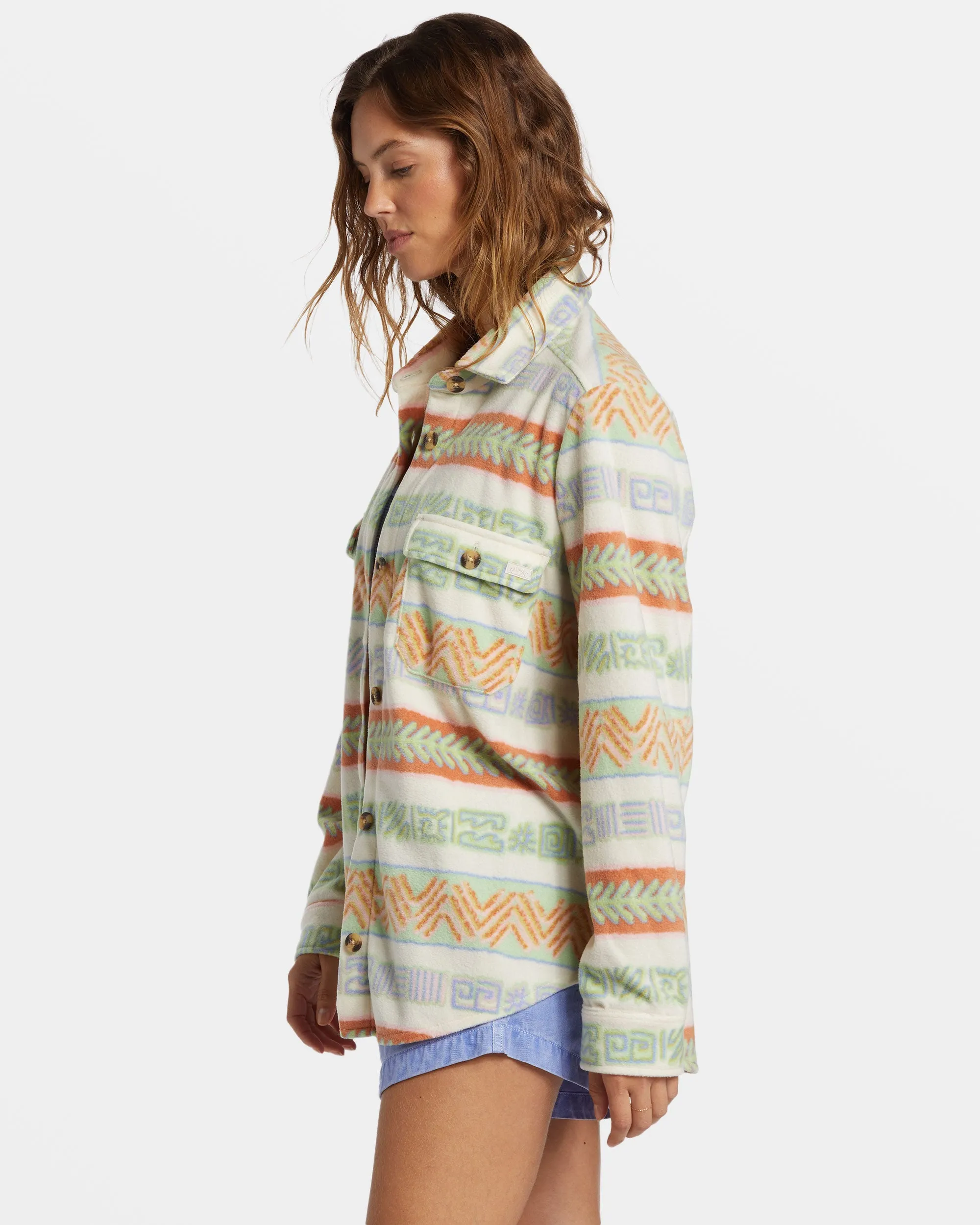 Forge Fleece Flannel Jacket - Multi sold by Billabong product image thumbnail 5