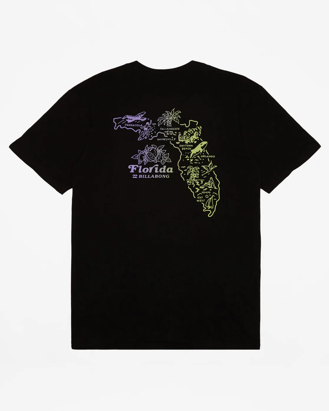 Handkie Florida T-Shirt - Black sold by Billabong product image thumbnail 5