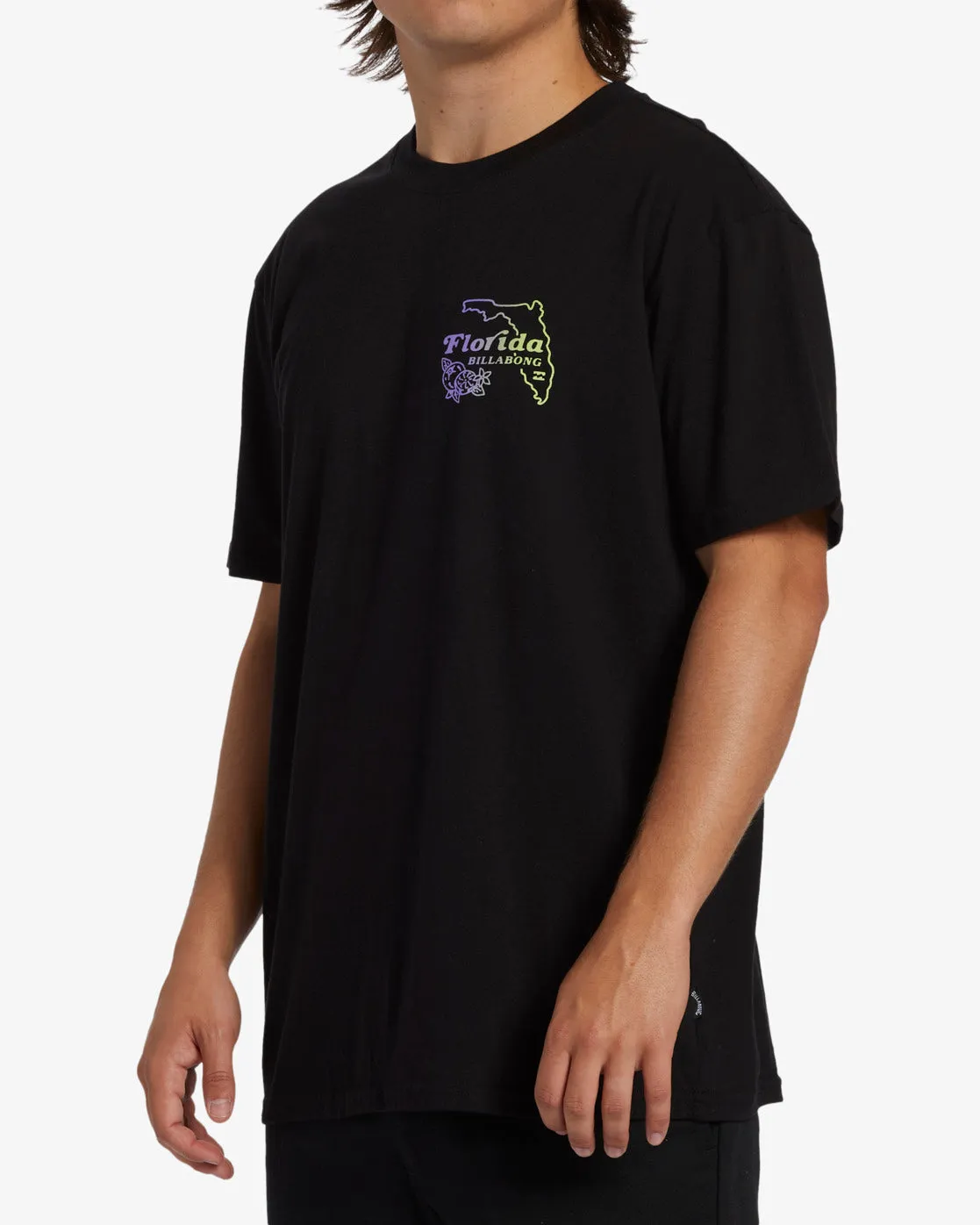 Handkie Florida T-Shirt - Black sold by Billabong product image thumbnail 4
