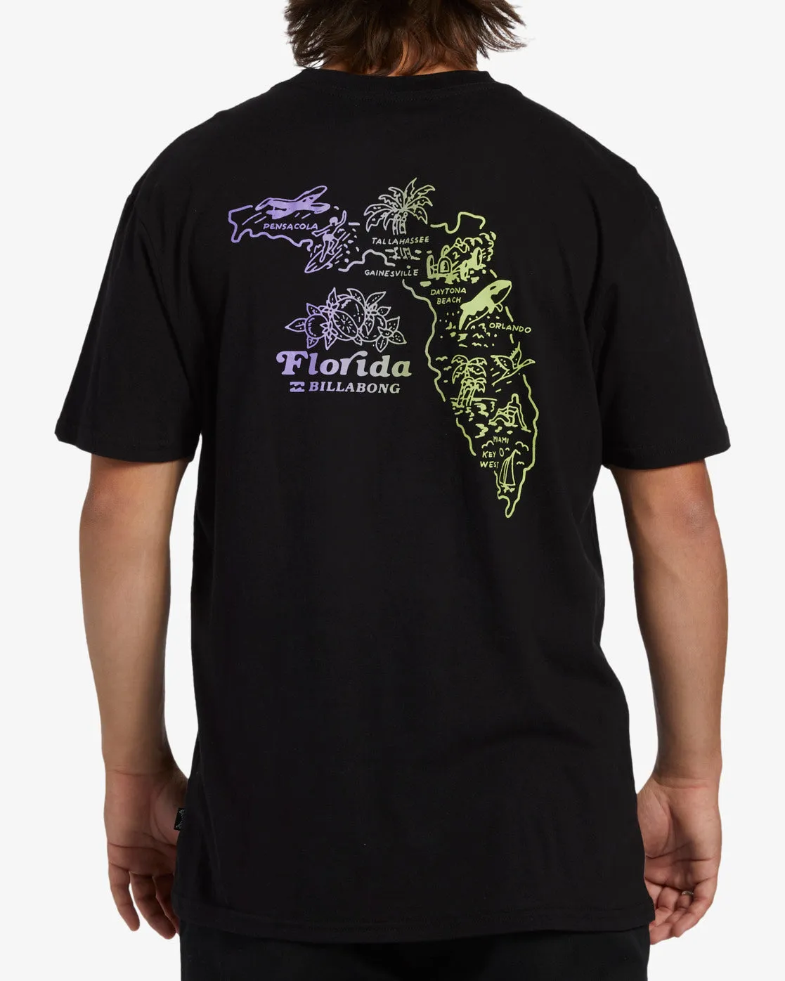 Handkie Florida T-Shirt - Black sold by Billabong