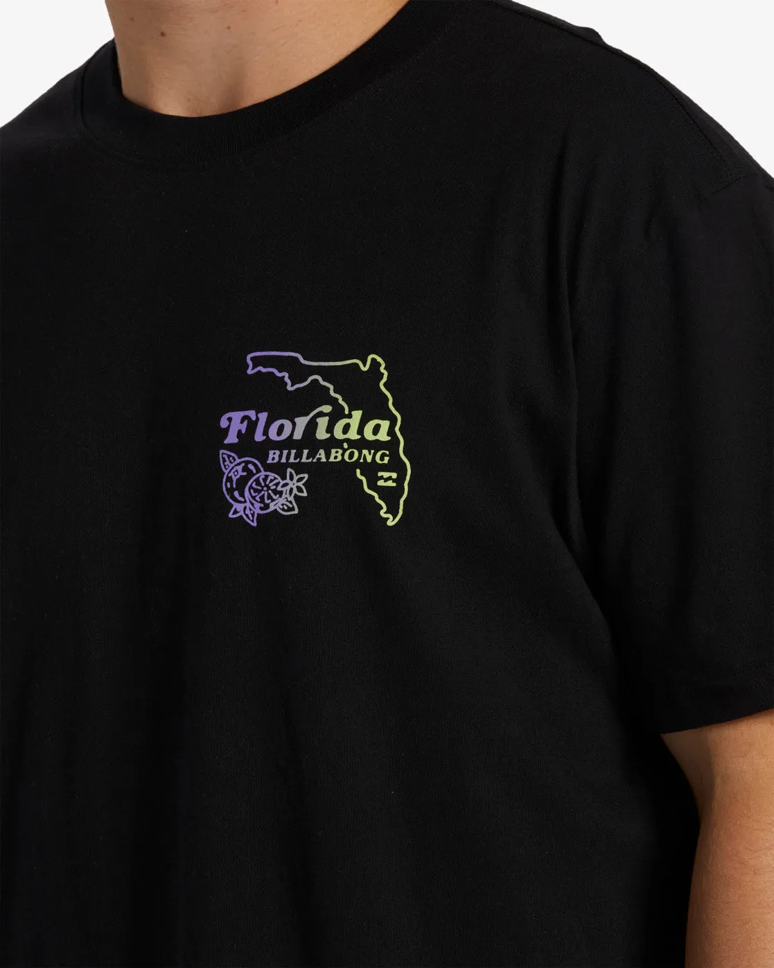 Handkie Florida T-Shirt - Black sold by Billabong product image thumbnail 3