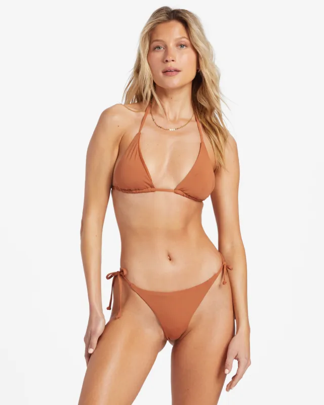 Sol Searcher Multi-Way Triangle Bikini Top - Golden Brown sold by Billabong