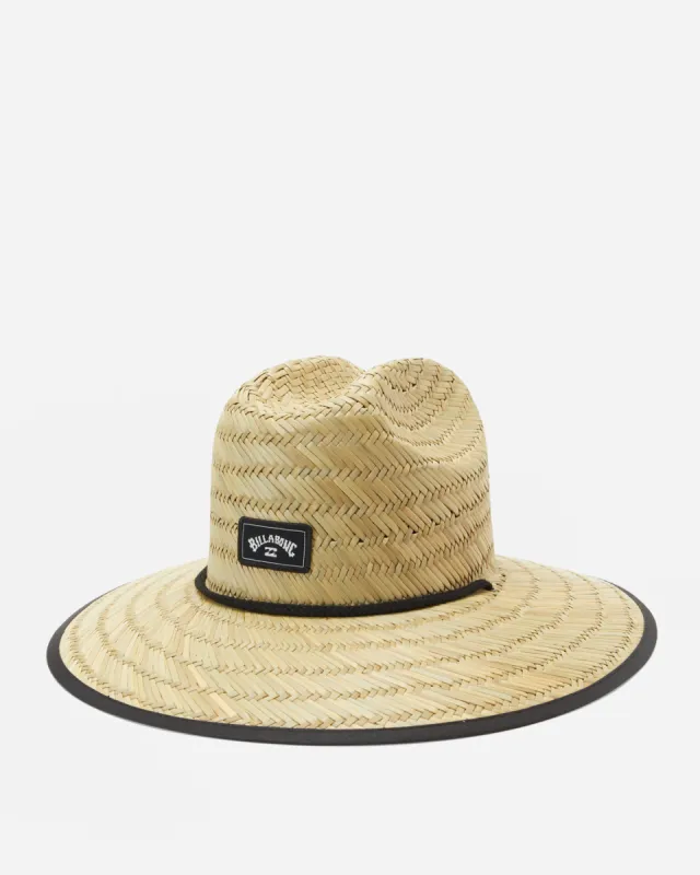 Tides Print Straw Lifeguard Hat - Coastal Blue sold by Billabong