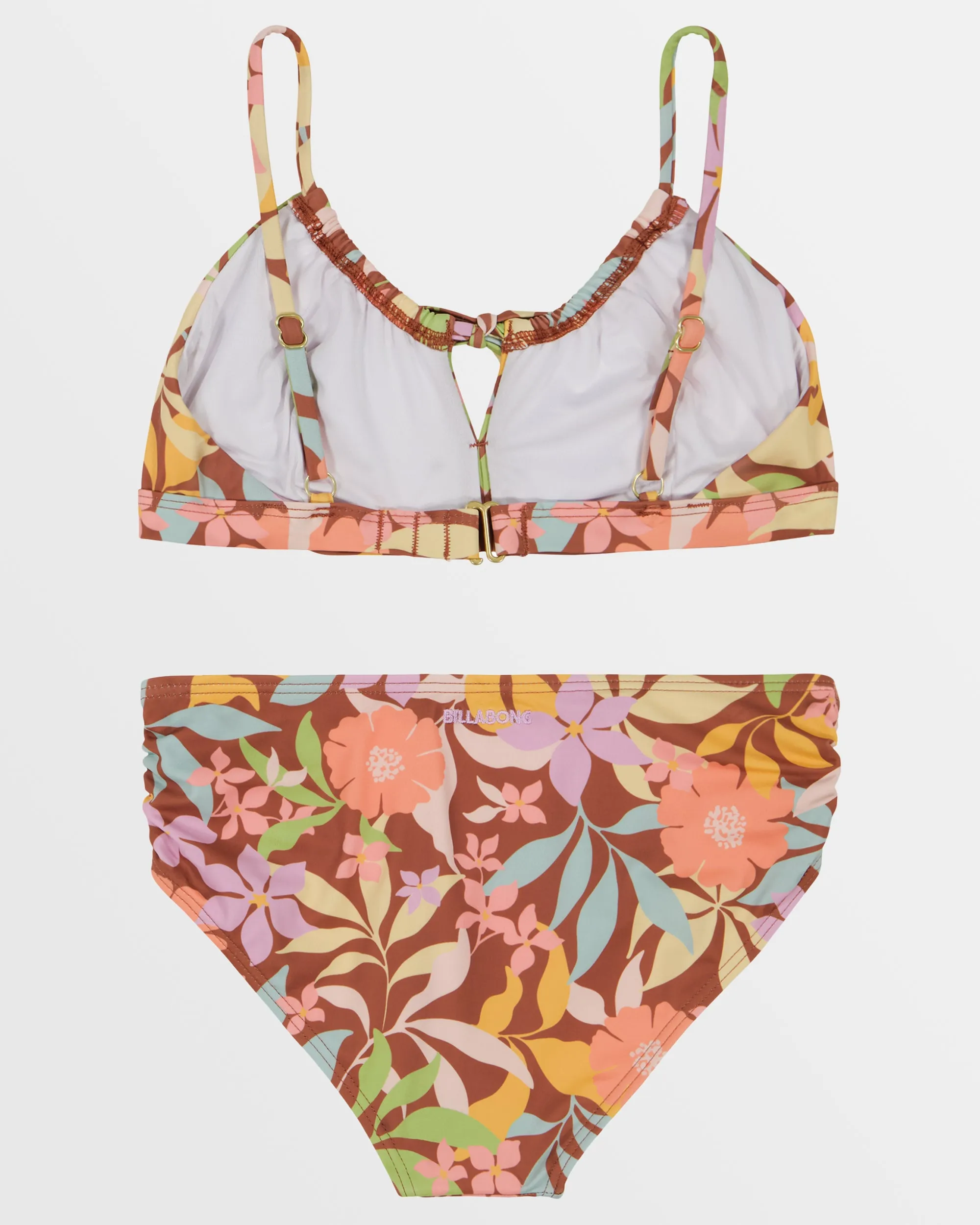 Girls Sweet Talkin Strappy Tank Bikini Set - Cacao sold by Billabong product image thumbnail 2