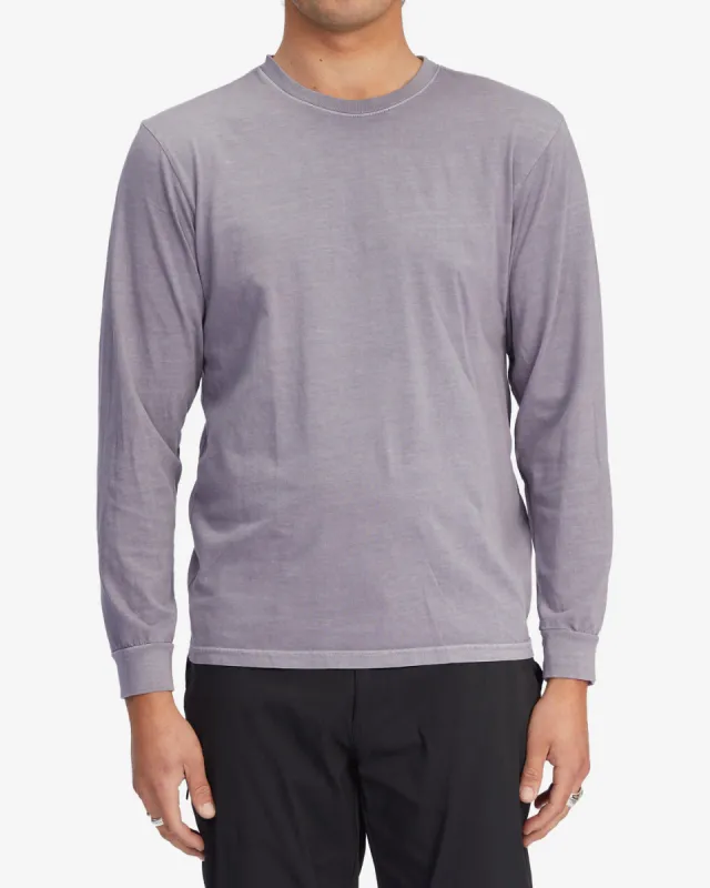 Essential Wave Washed Long Sleeve T-Shirt - Purple Haze sold by Billabong