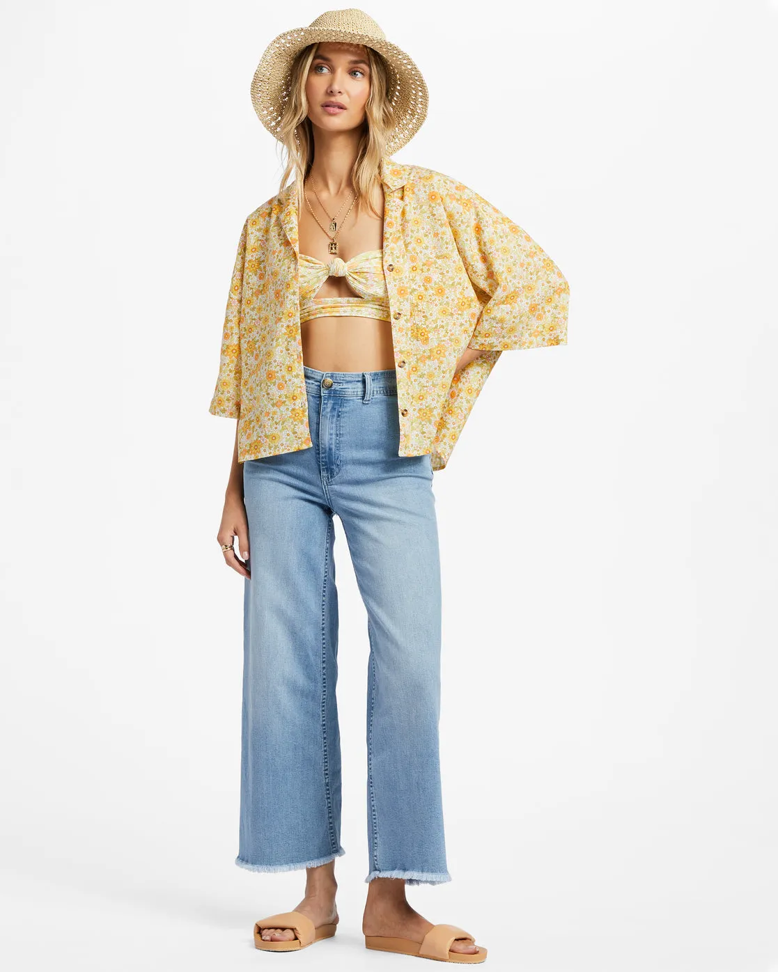 All Good Button-Down Top - Multi 1 sold by Billabong product image thumbnail 4