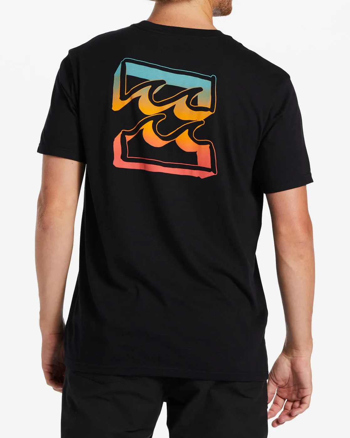 Crayon Wave T-Shirt - Black sold by Billabong