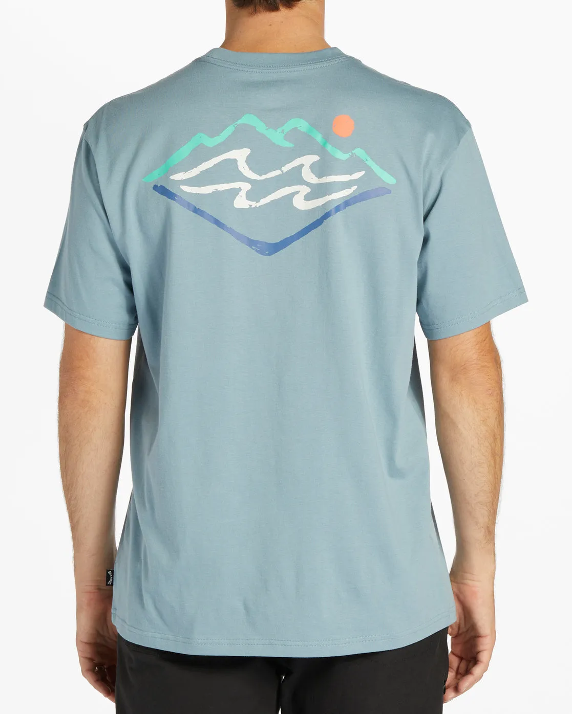 Summit T-Shirt - Washed Blue sold by Billabong