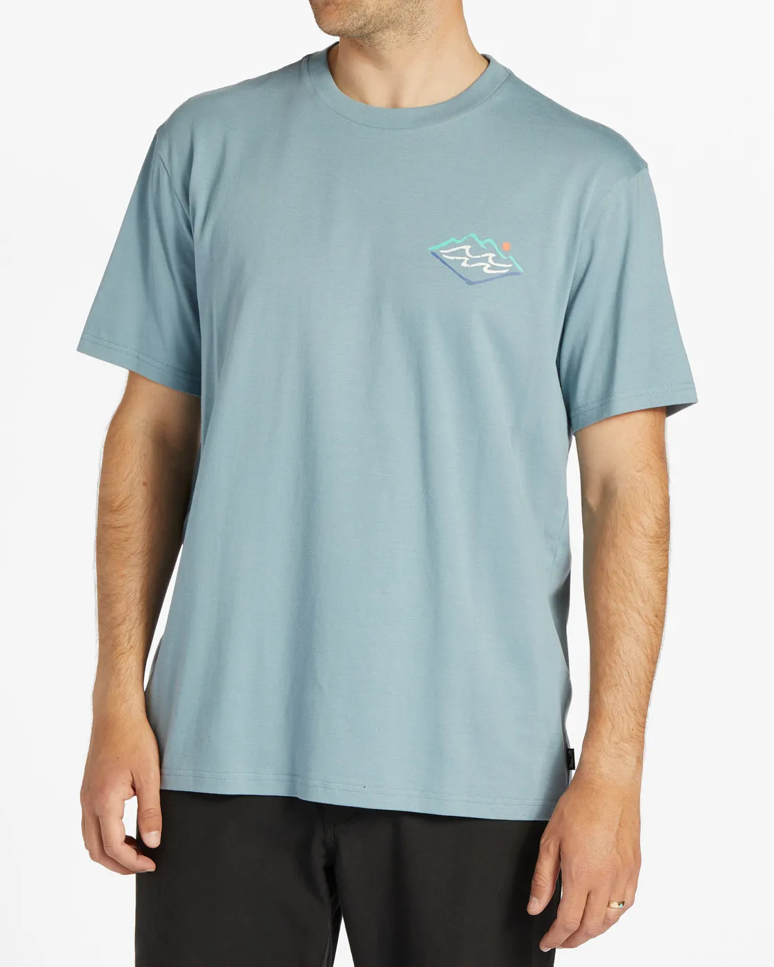 Summit T-Shirt - Washed Blue sold by Billabong product image thumbnail 2