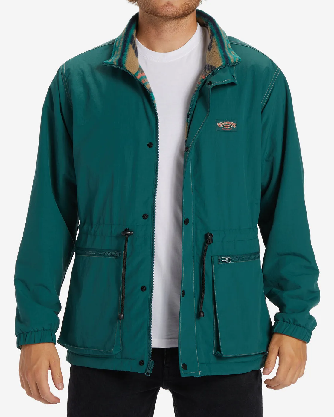 Gnaraloo Reversible Jacket - Deep Teal sold by Billabong product image thumbnail 3