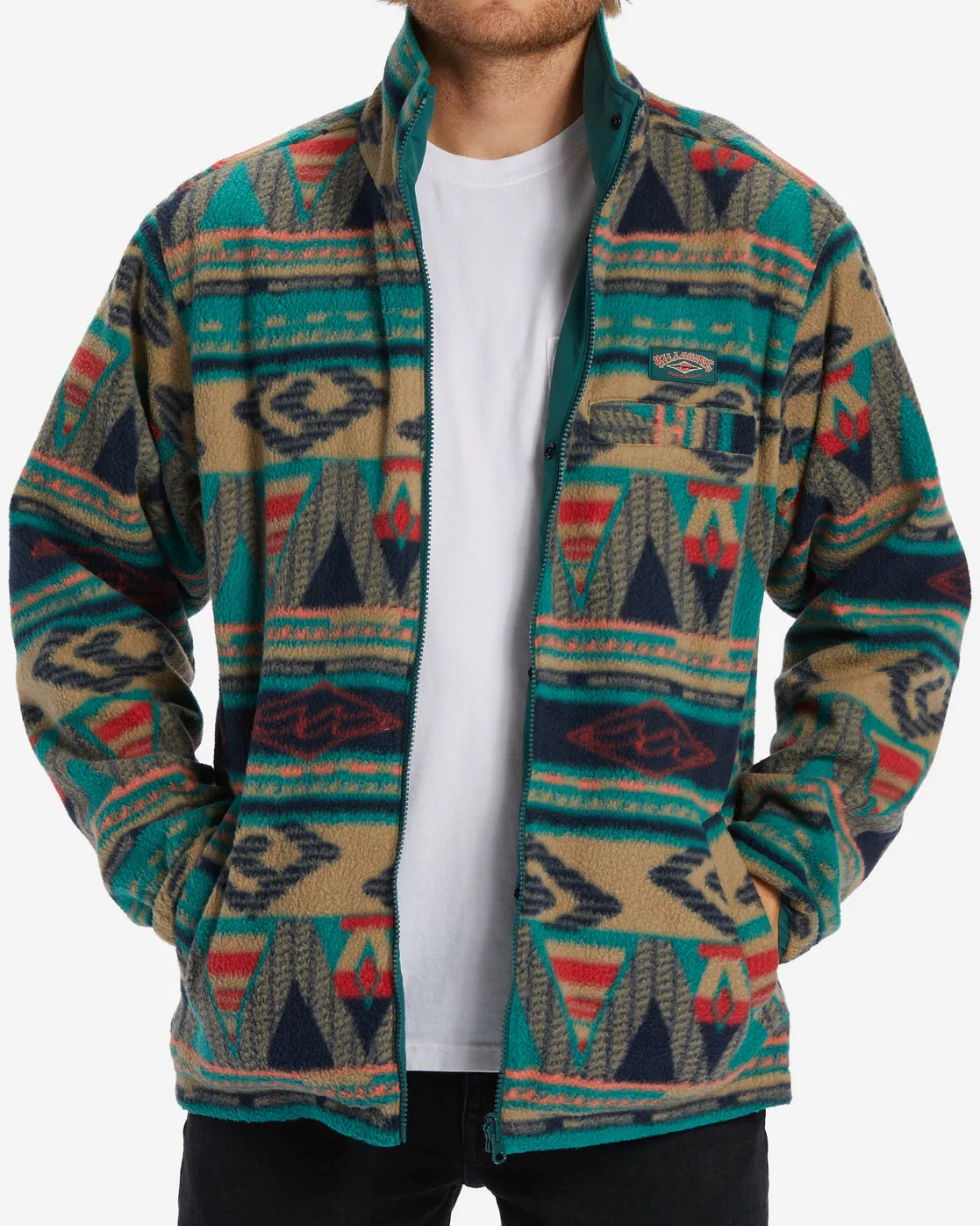 Gnaraloo Reversible Jacket - Deep Teal sold by Billabong product image thumbnail 2