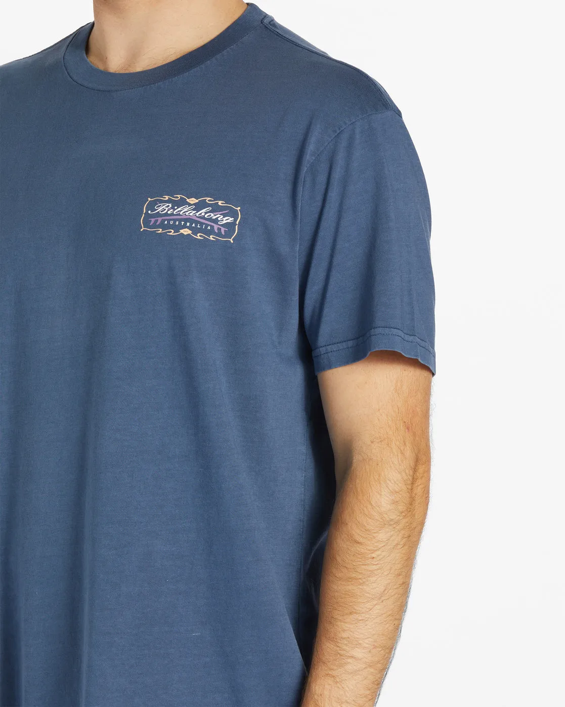 Crossboards Short Sleeve Wave Washed T-Shirt - Dark Blue sold by Billabong product image thumbnail 4