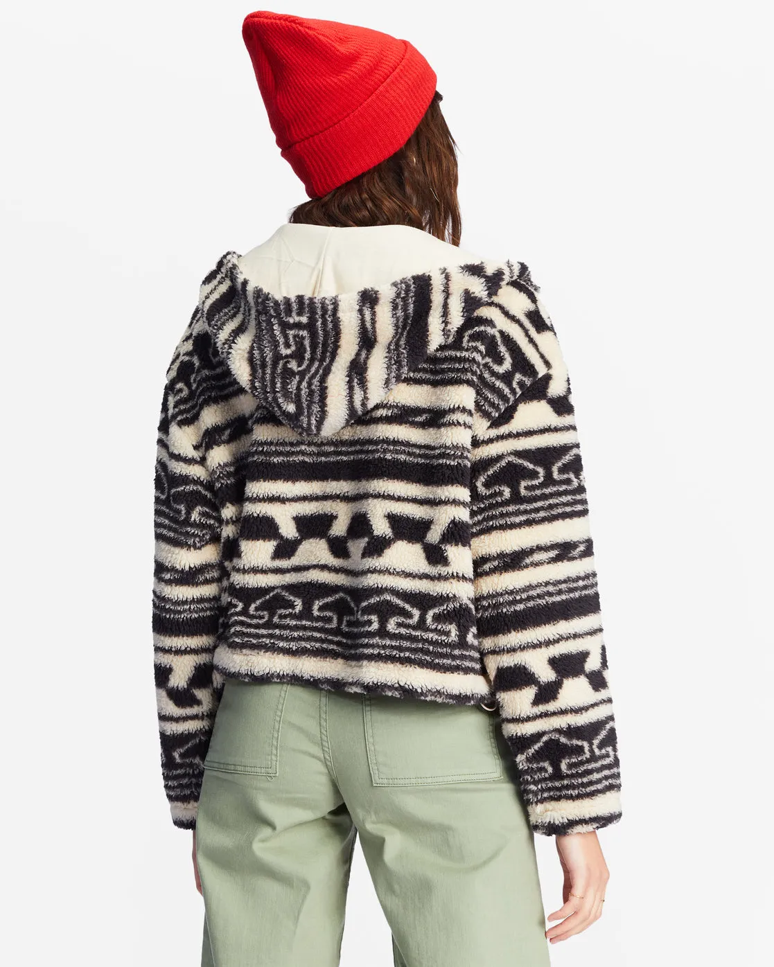 Marlowe Fleece Zip-Up Hooded Jacket - Off Black 1 sold by Billabong product image thumbnail 3