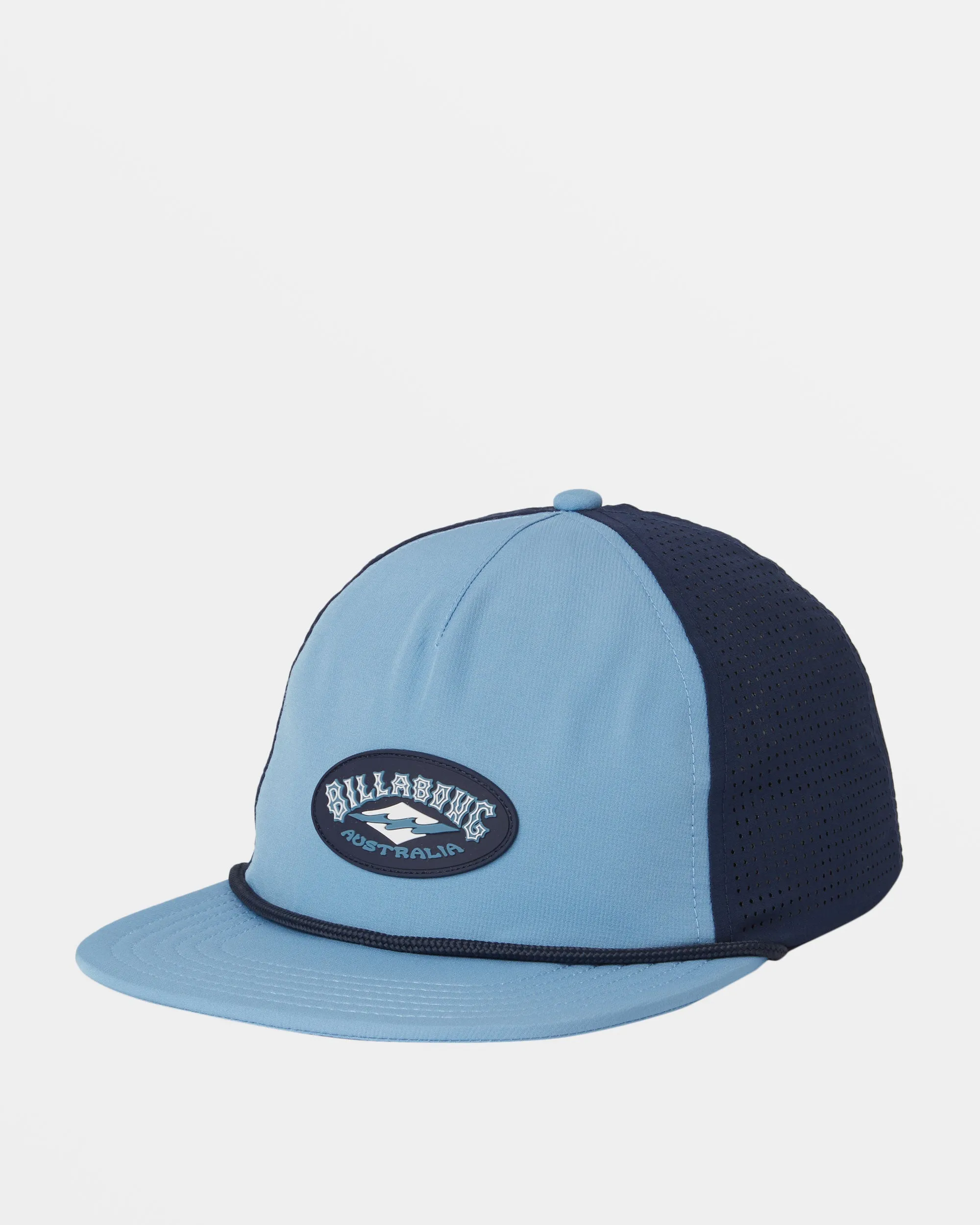 Crest Trucker Hat - Washed Blue sold by Billabong