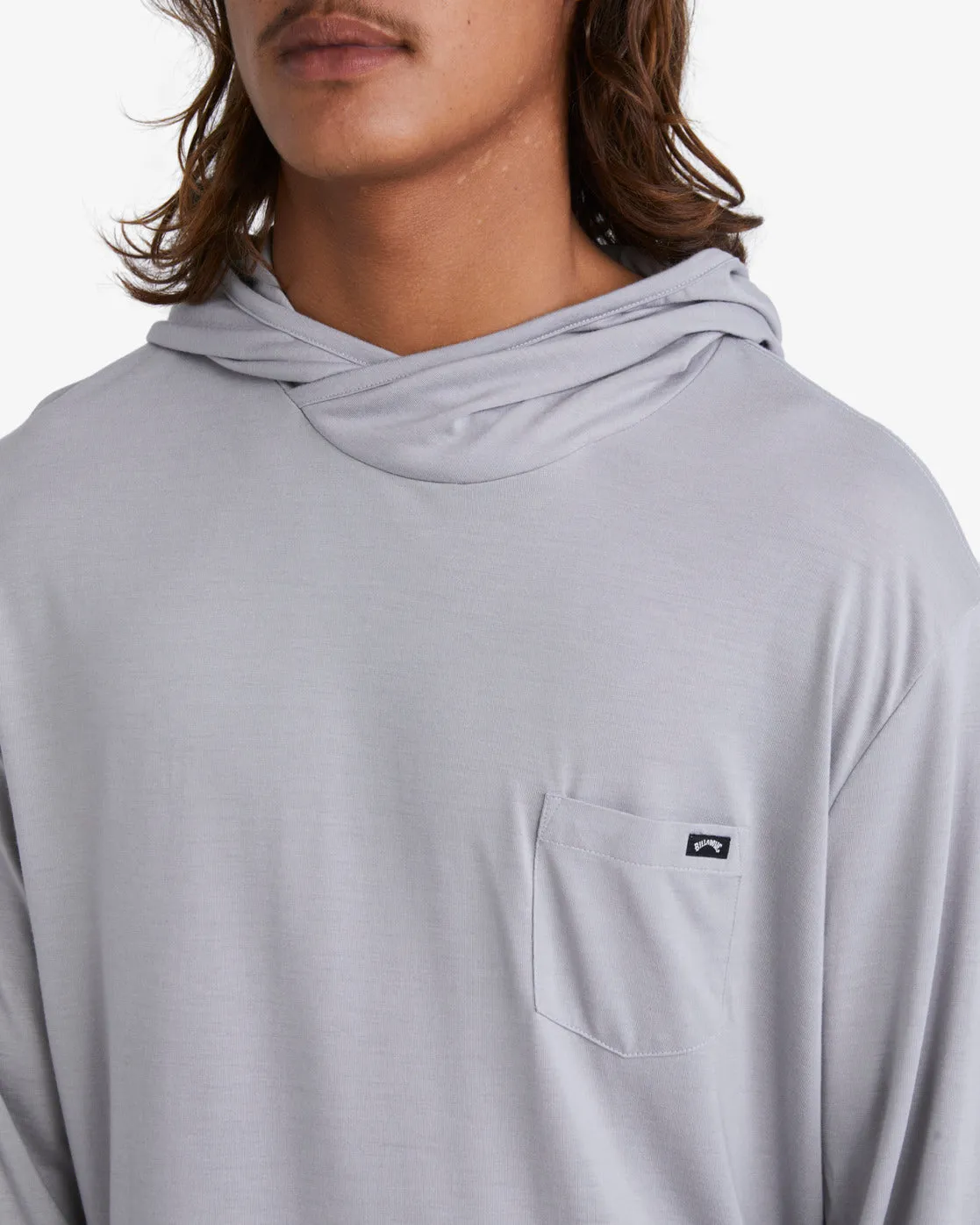Eclipse Hooded Long Sleeve Surf T-Shirt - Alloy sold by Billabong product image thumbnail 3