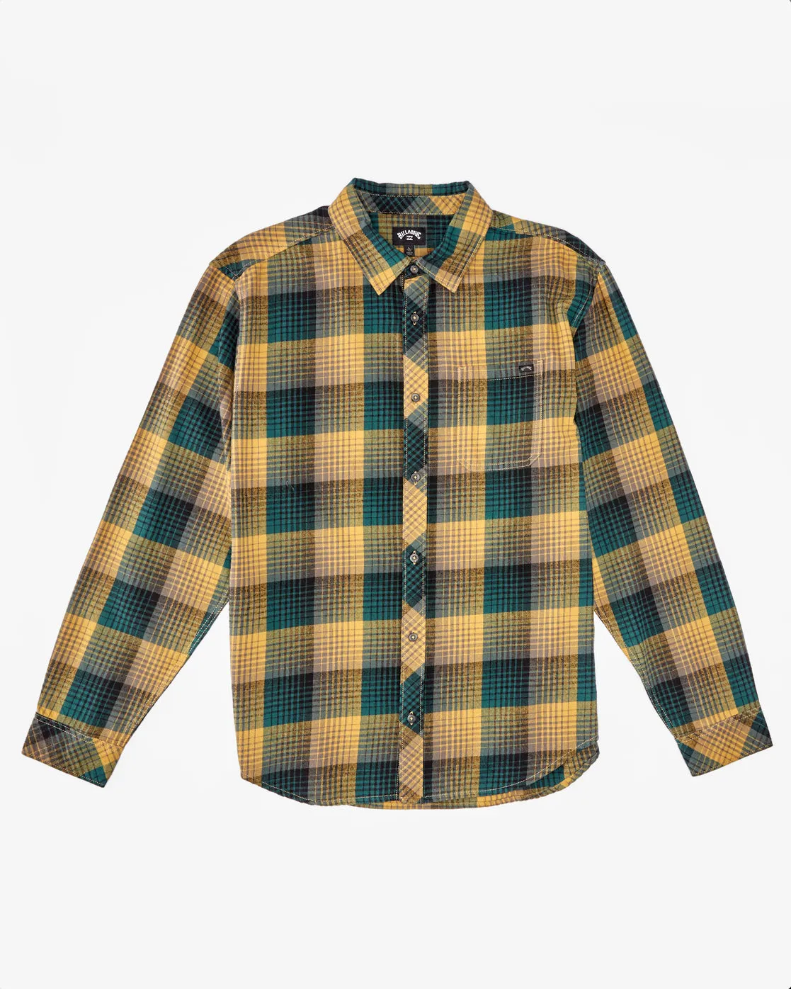 Coastline Flannel Long Sleeve Shirt - Gold sold by Billabong product image thumbnail 5