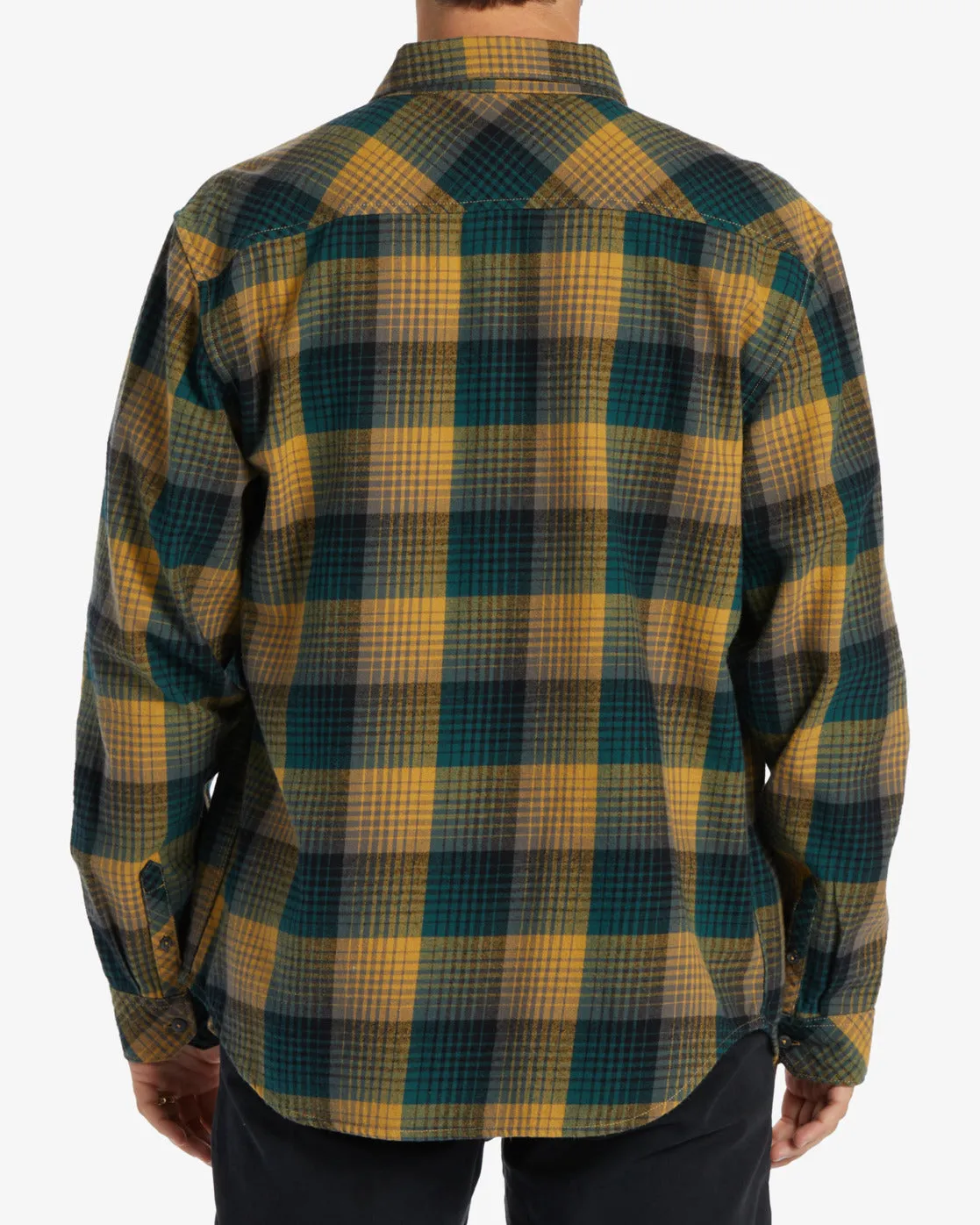 Coastline Flannel Long Sleeve Shirt - Gold sold by Billabong product image thumbnail 3