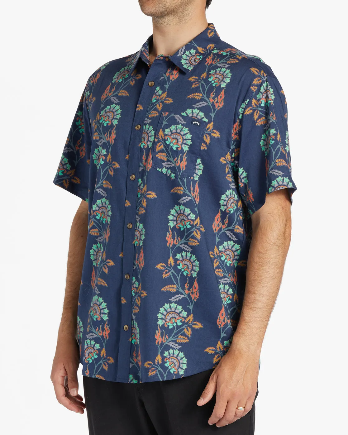 Sundays Short Sleeve Shirt - Dark Blue sold by Billabong product image thumbnail 5