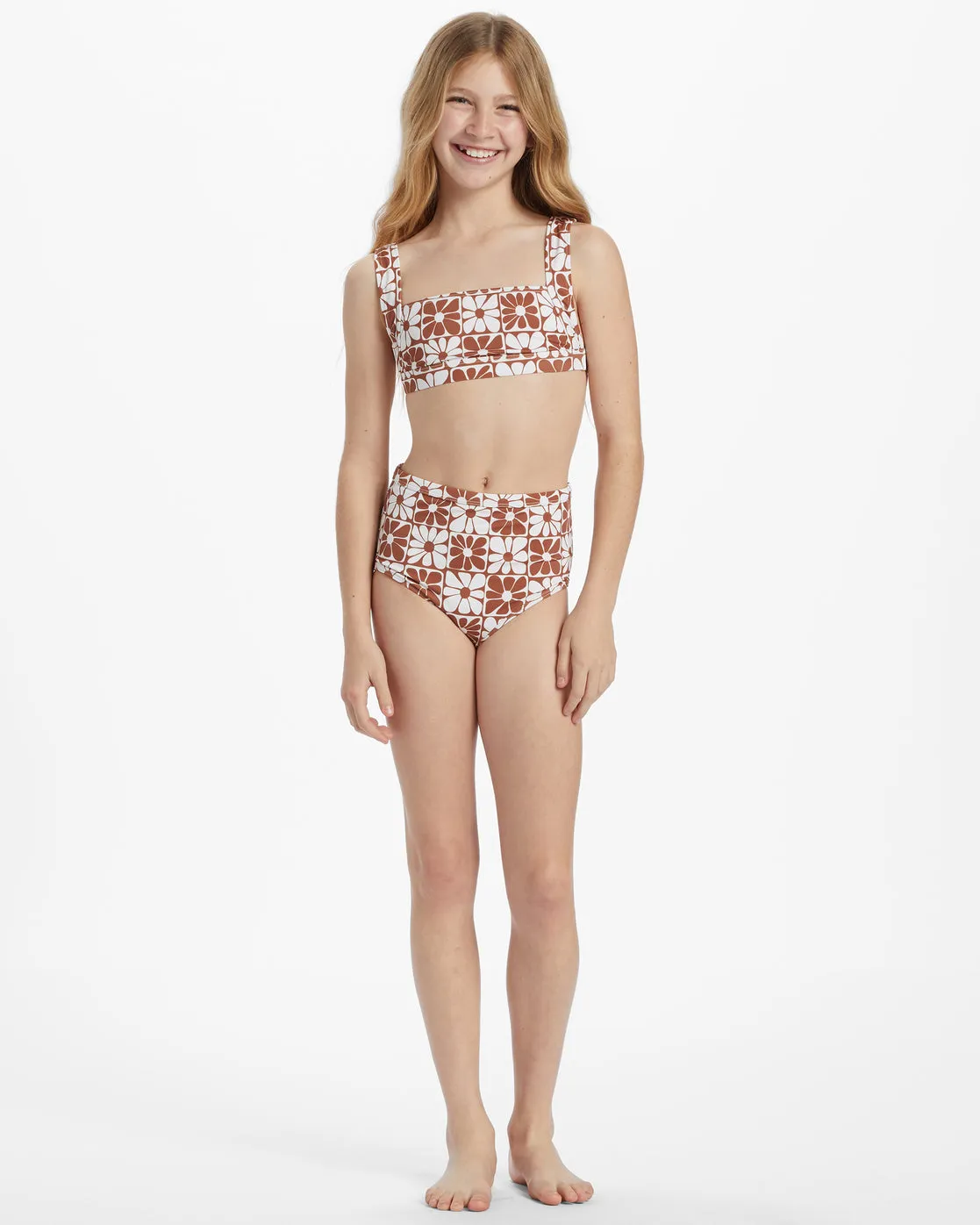 Girls A Flower For You Tank - Golden Brown sold by Billabong product image thumbnail 2