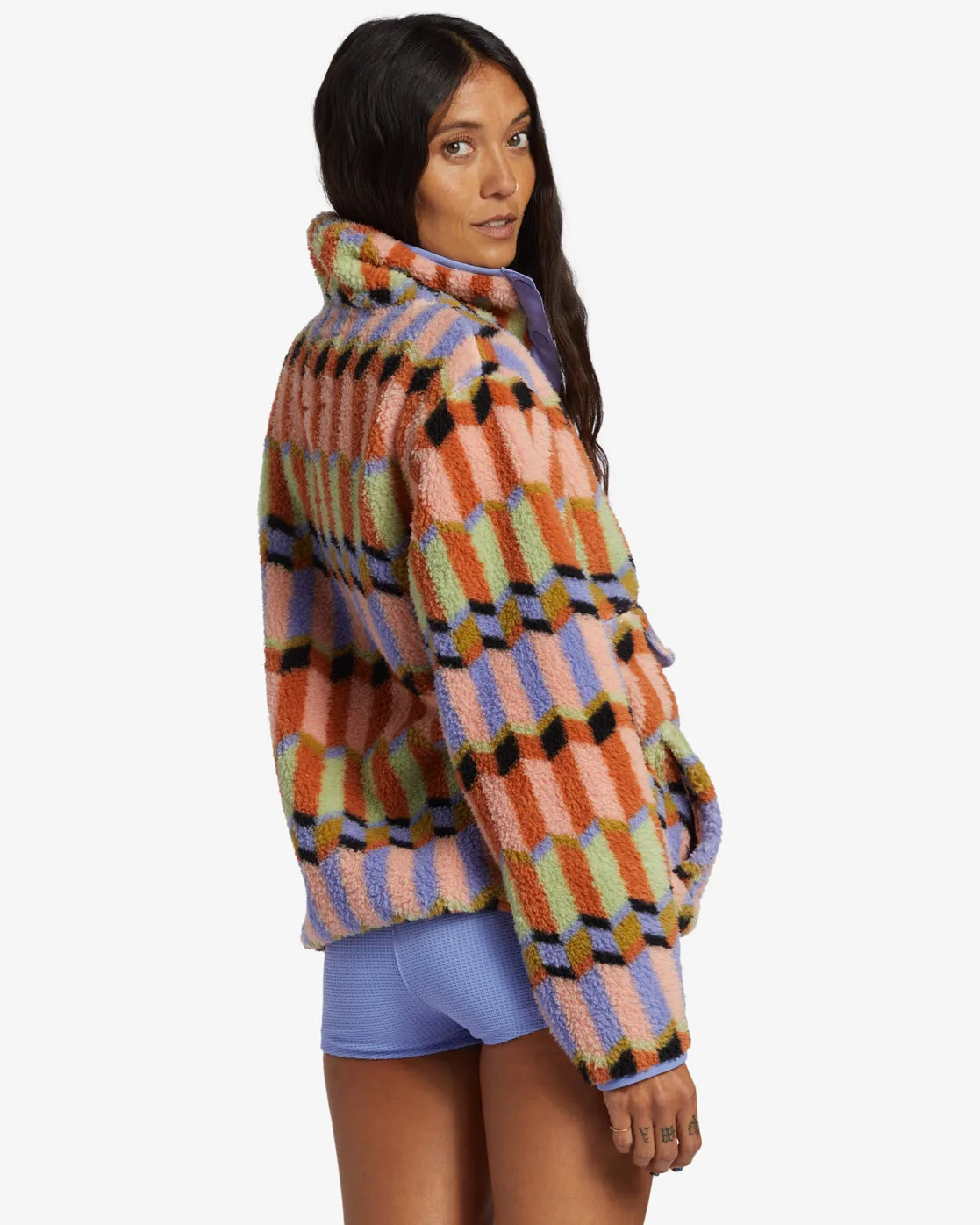 Switchback Mock Neck Fleece - Multi sold by Billabong product image thumbnail 3