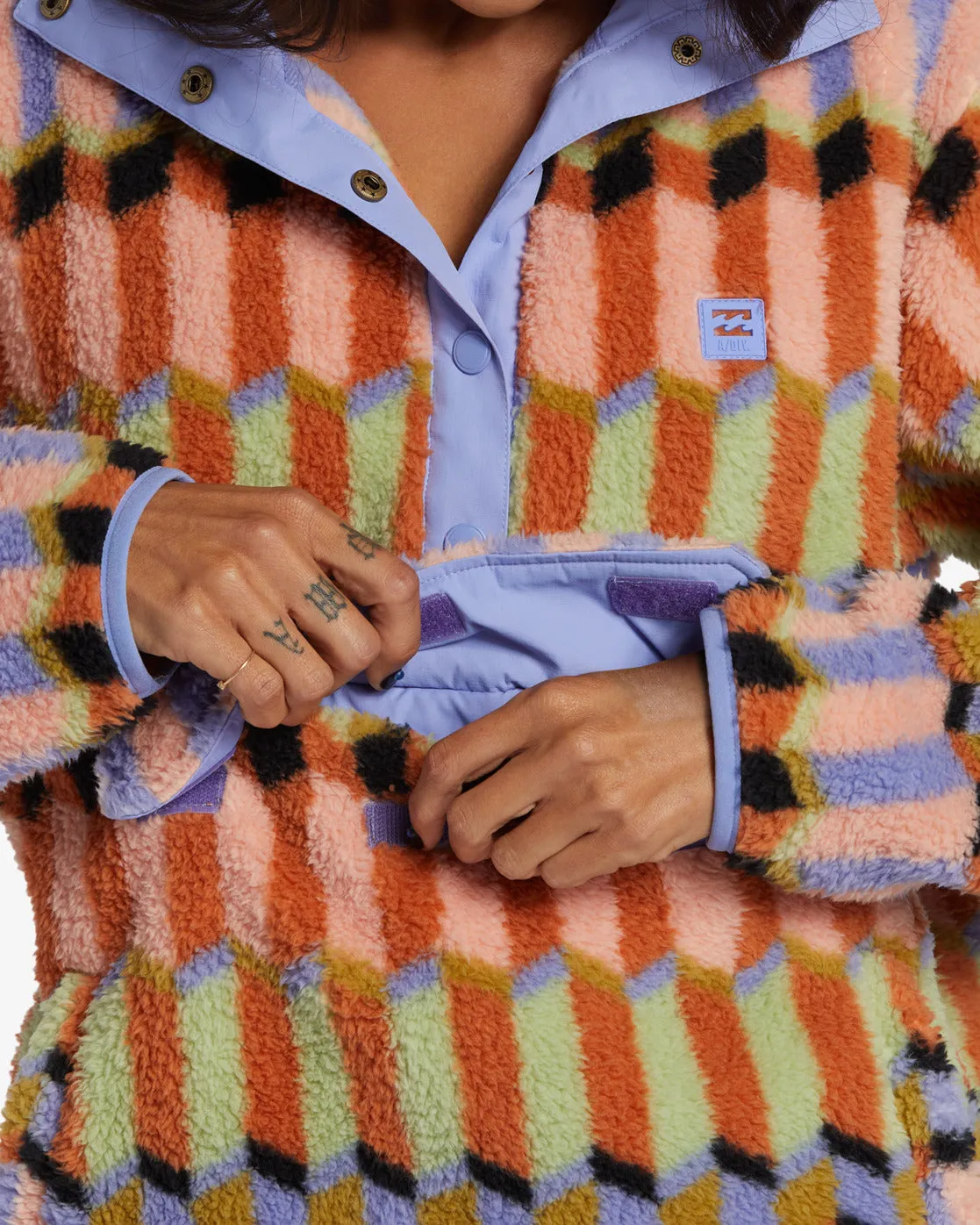 Switchback Mock Neck Fleece - Multi sold by Billabong product image thumbnail 4