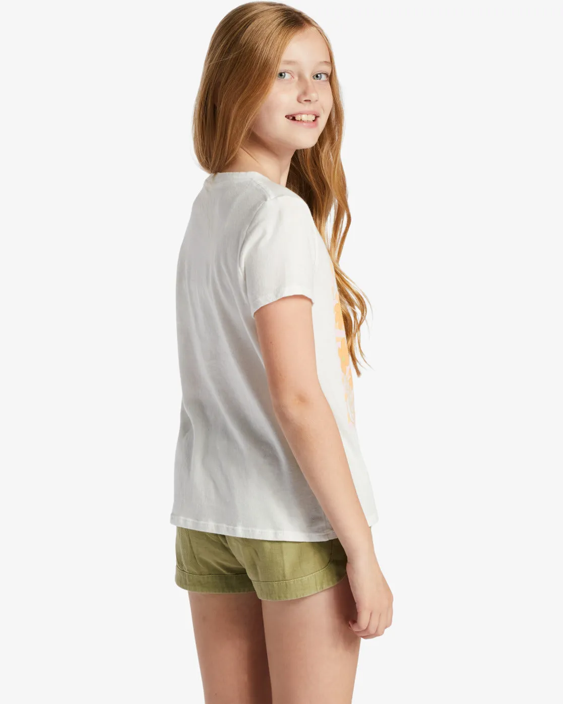 Girls Peace And Love T-Shirt - Salt Crystal sold by Billabong product image thumbnail 3