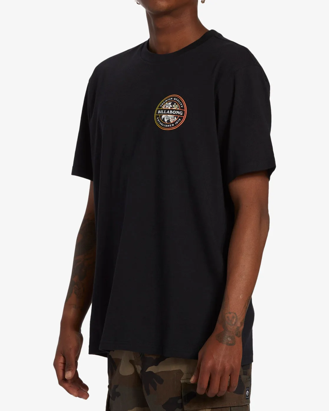 Rotor T-Shirt - Black sold by Billabong product image thumbnail 4