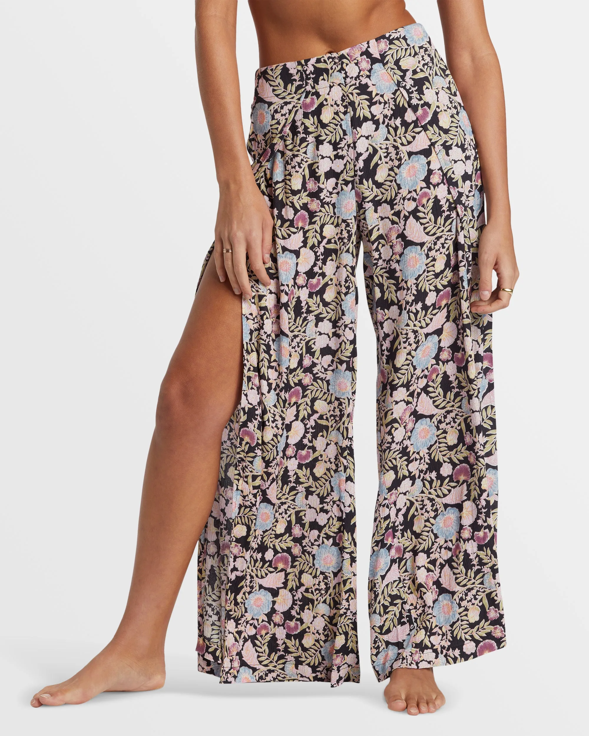 Split Spirit Floral Pants - Blackberry sold by Billabong product image thumbnail 4