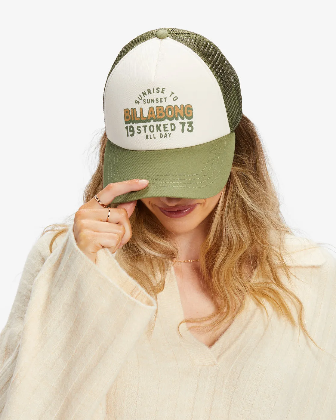 Aloha Forever Trucker Hat - Avocado sold by Billabong product image thumbnail 3