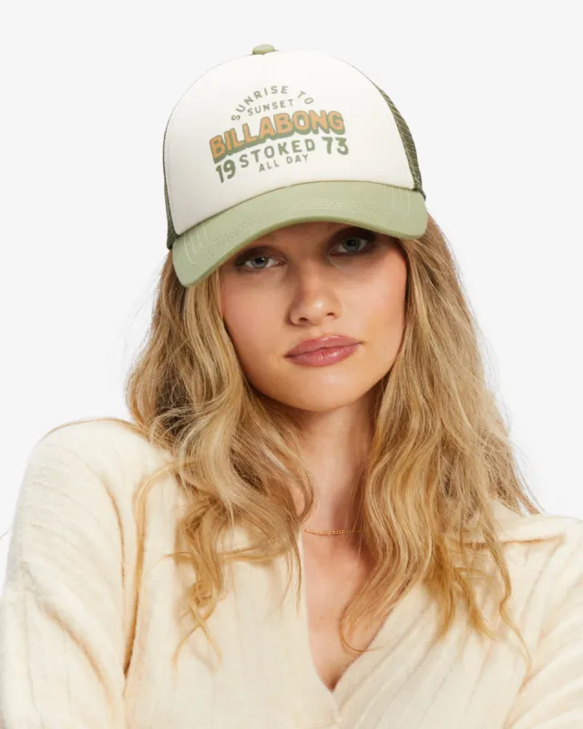 Aloha Forever Trucker Hat - Avocado sold by Billabong
