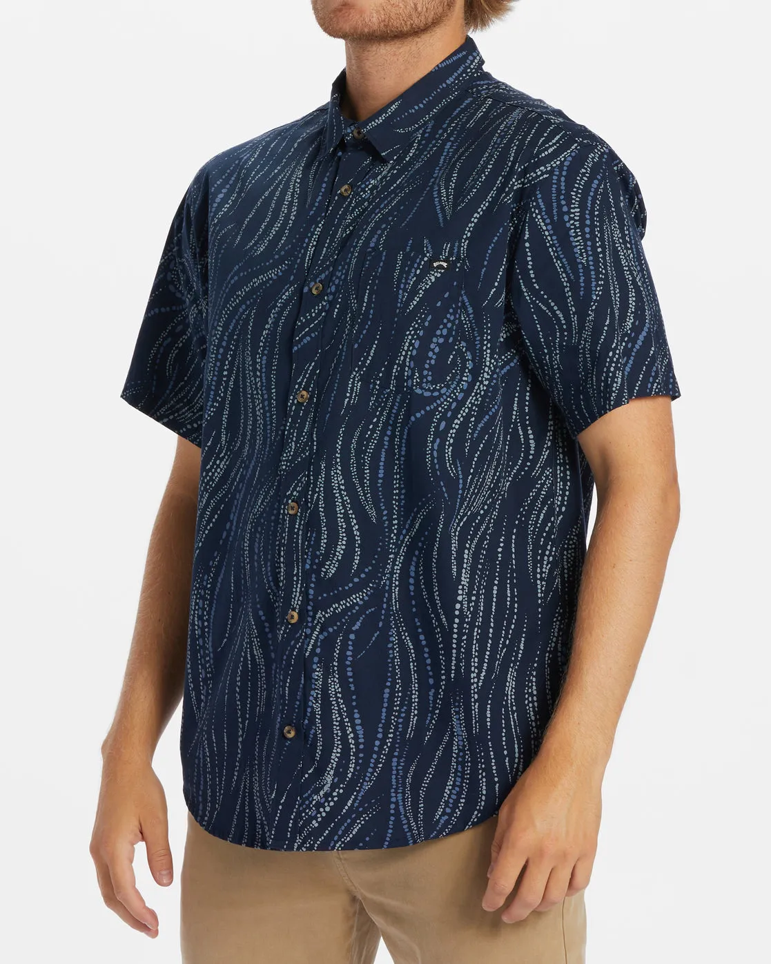 Sundays Mini Short Sleeve Shirt - Dark Blue sold by Billabong product image thumbnail 2