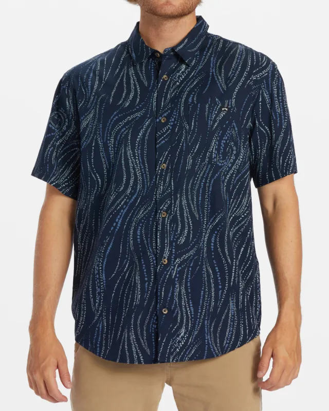 Sundays Mini Short Sleeve Shirt - Dark Blue sold by Billabong