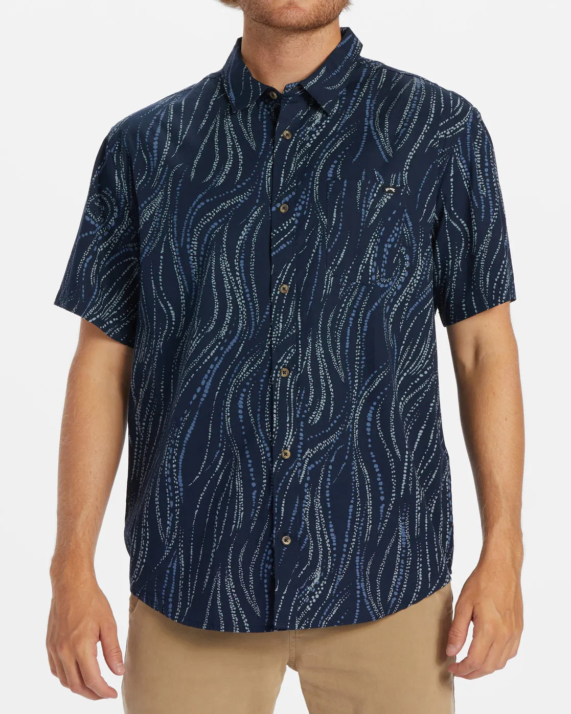 Sundays Mini Short Sleeve Shirt - Dark Blue sold by Billabong