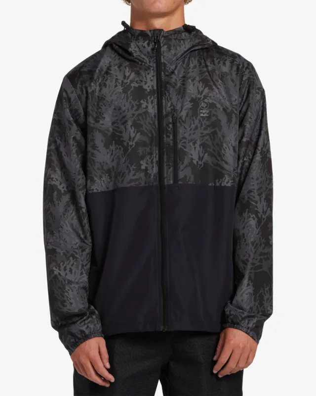 Restore Windbreaker - Black sold by Billabong