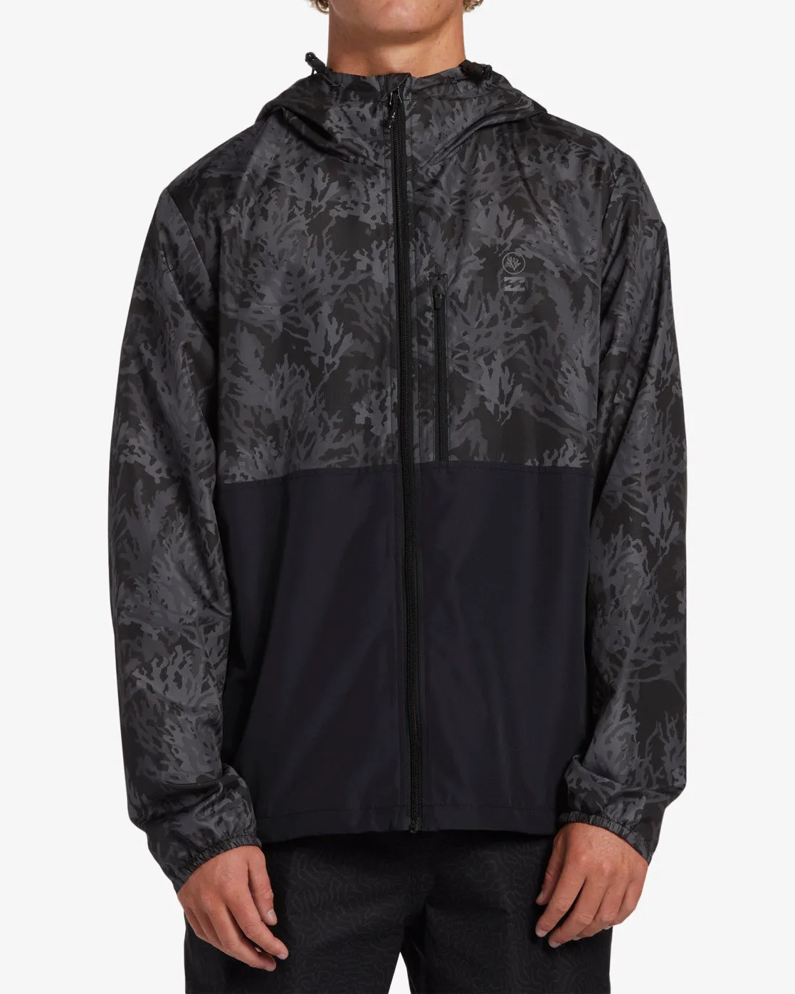 Restore Windbreaker - Black sold by Billabong