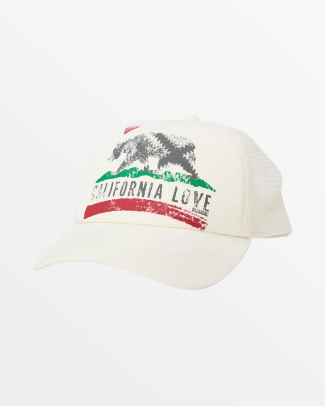Pitstop Trucker Hat - White sold by Billabong