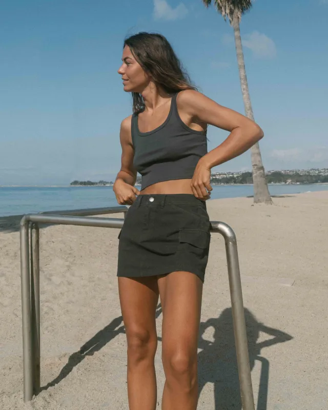 Sun Goddess Tank Knit - Black Sands sold by Billabong