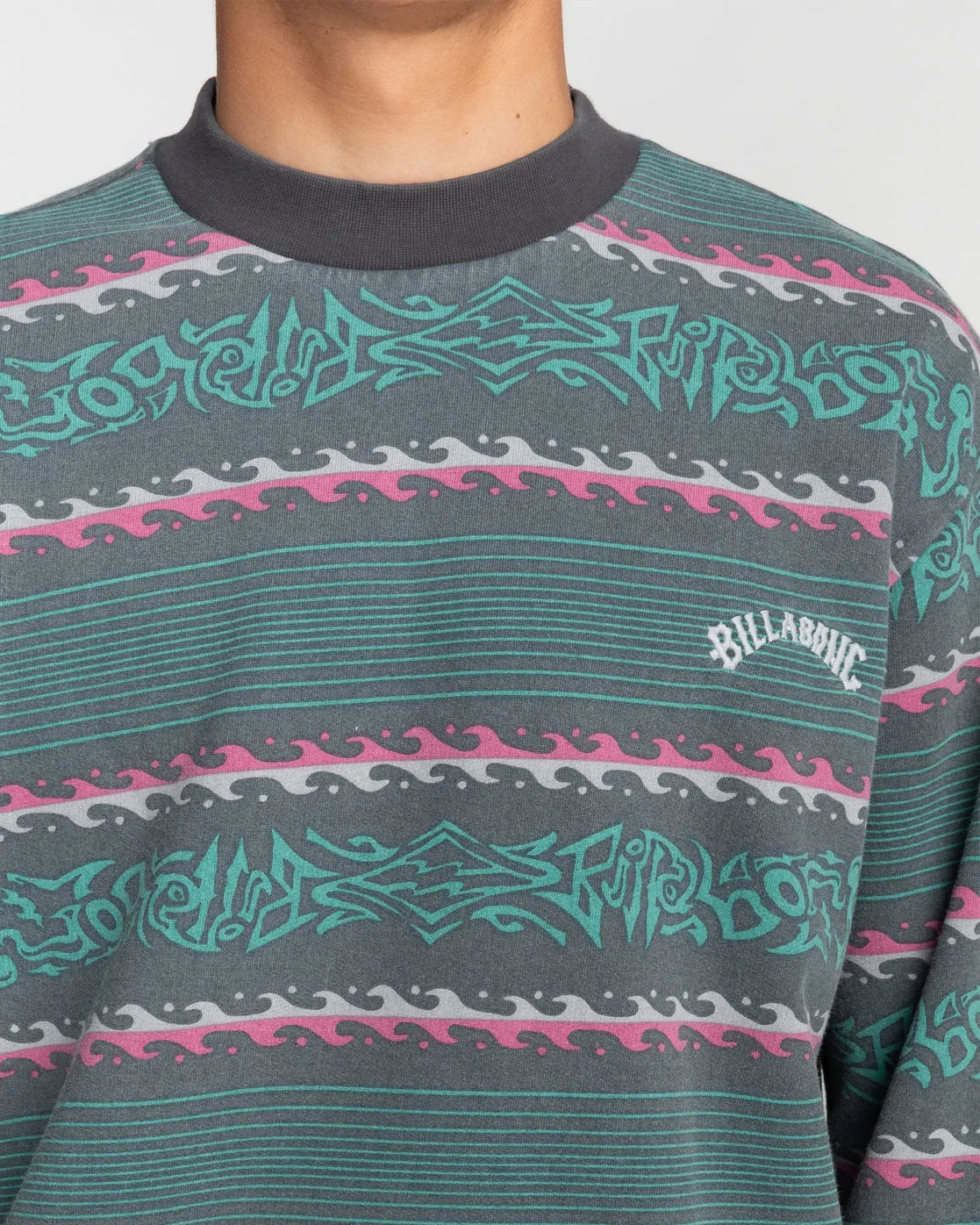 Halfrack Sweatshirt - Black sold by Billabong product image thumbnail 4