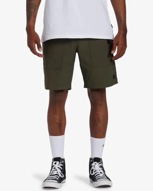 Surftrek Trail Climber 19" Cargo Shorts - Military sold by Billabong